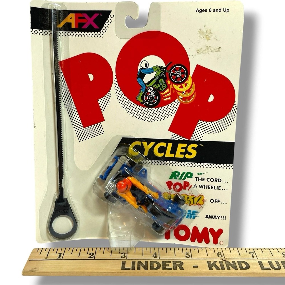 Pop Cycles Riders 1989 AFX Tomy NEW SEALED